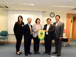 Souvenir presentation to Hong Kong Post